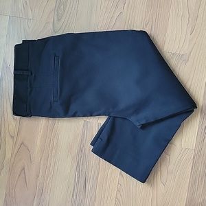 NWOT Anthropologie Black Capri Pants